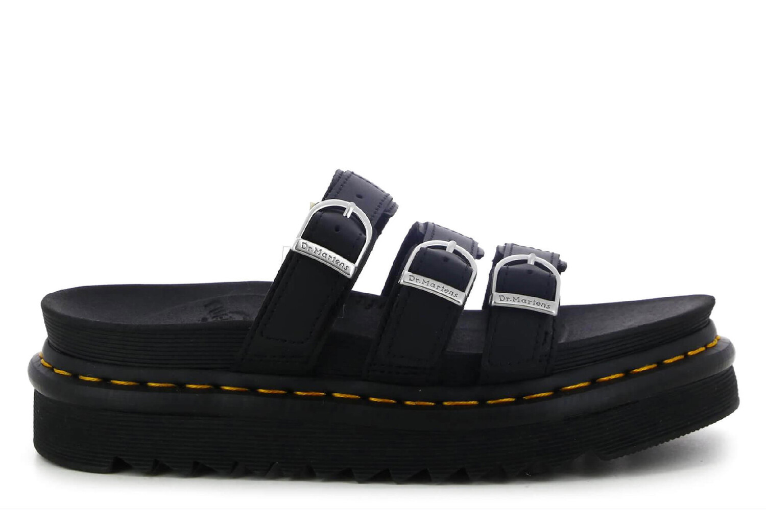 Сандалии на платформе 25456001/черный гидро Dr. Martens, черный