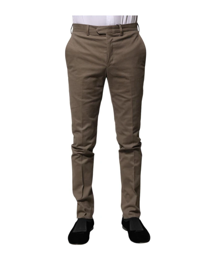 

Коричневые зауженные брюки Bencivenga, коричневый