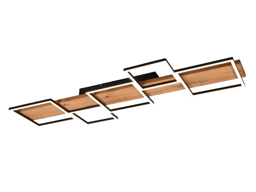 

TRIO LED-DL HARPER 42W 3000K дерево черный матовый, коричневый