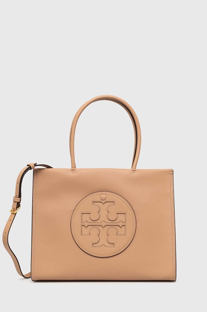 

Маленькая сумка-тоут Ella Bio - Wickerwork Tory Burch, бежевый