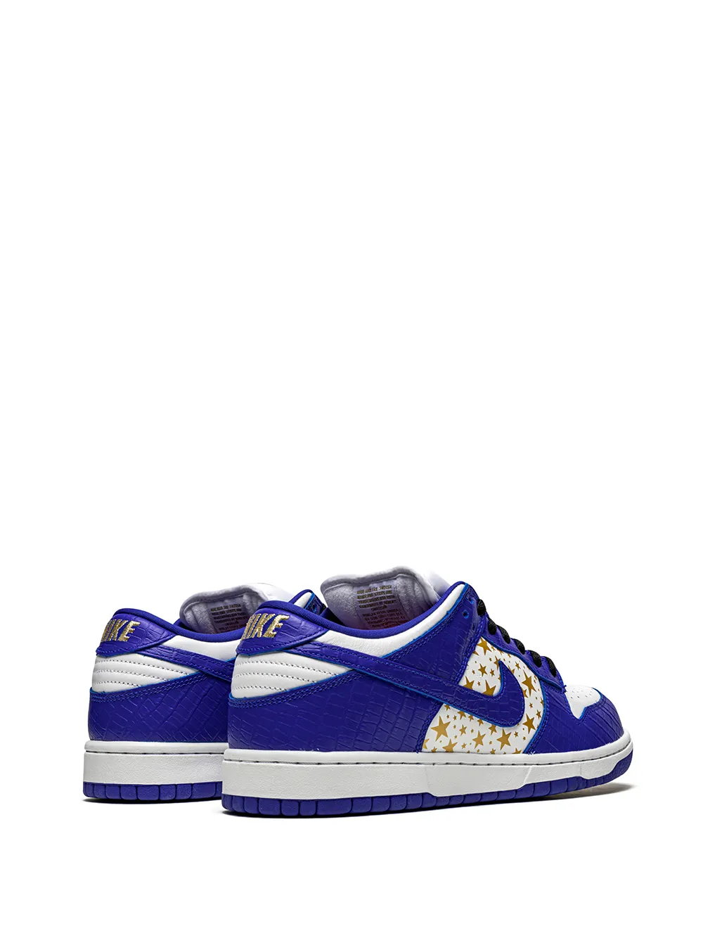 Кроссовки SB Dunk Low Blue Stars из коллаборации с Supreme Nike, синий — фото 3