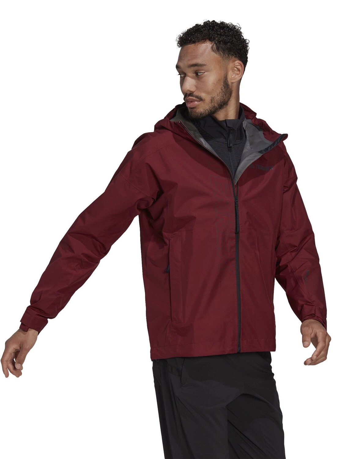 

Куртка Adidas Performance Terrex GORE-TEX Paclite Rain, красный