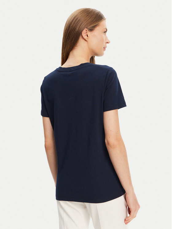 Футболка regular fit Script WW0WW47210 Tommy Hilfiger, синий — фото 3