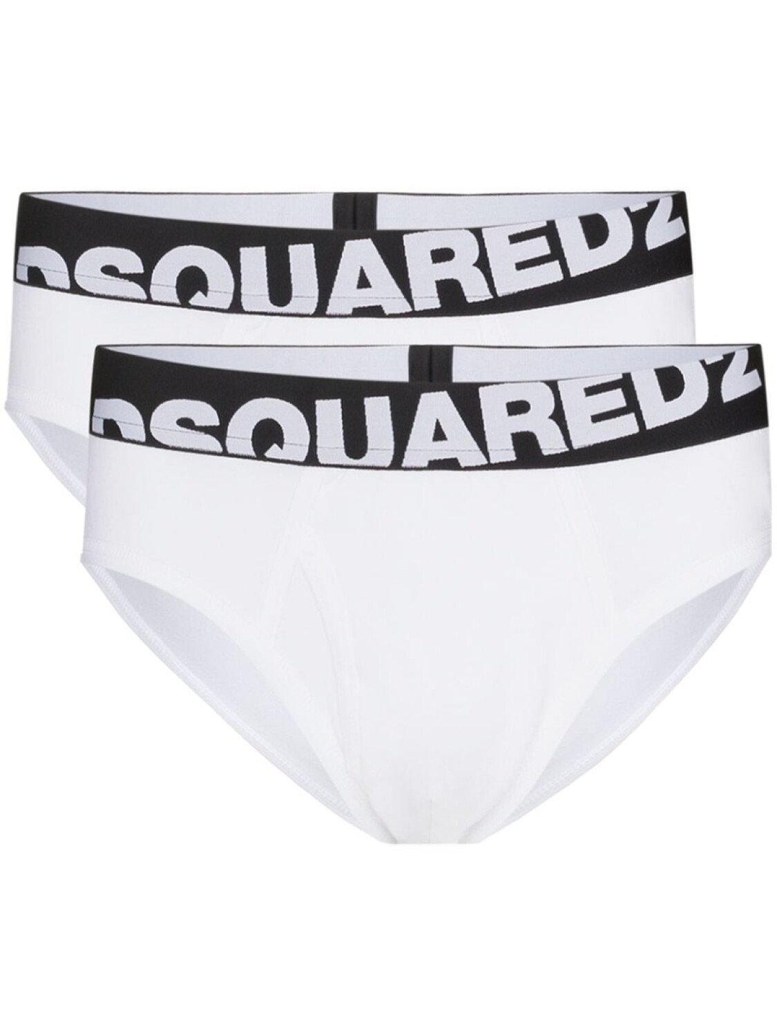

DSQUARED2 комплект из двух трусов-брифов с логотипом, белый