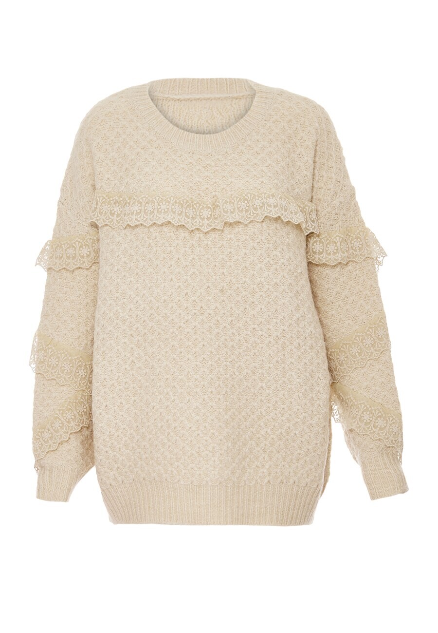 

Свитер YASANNA Sweater, бежевый