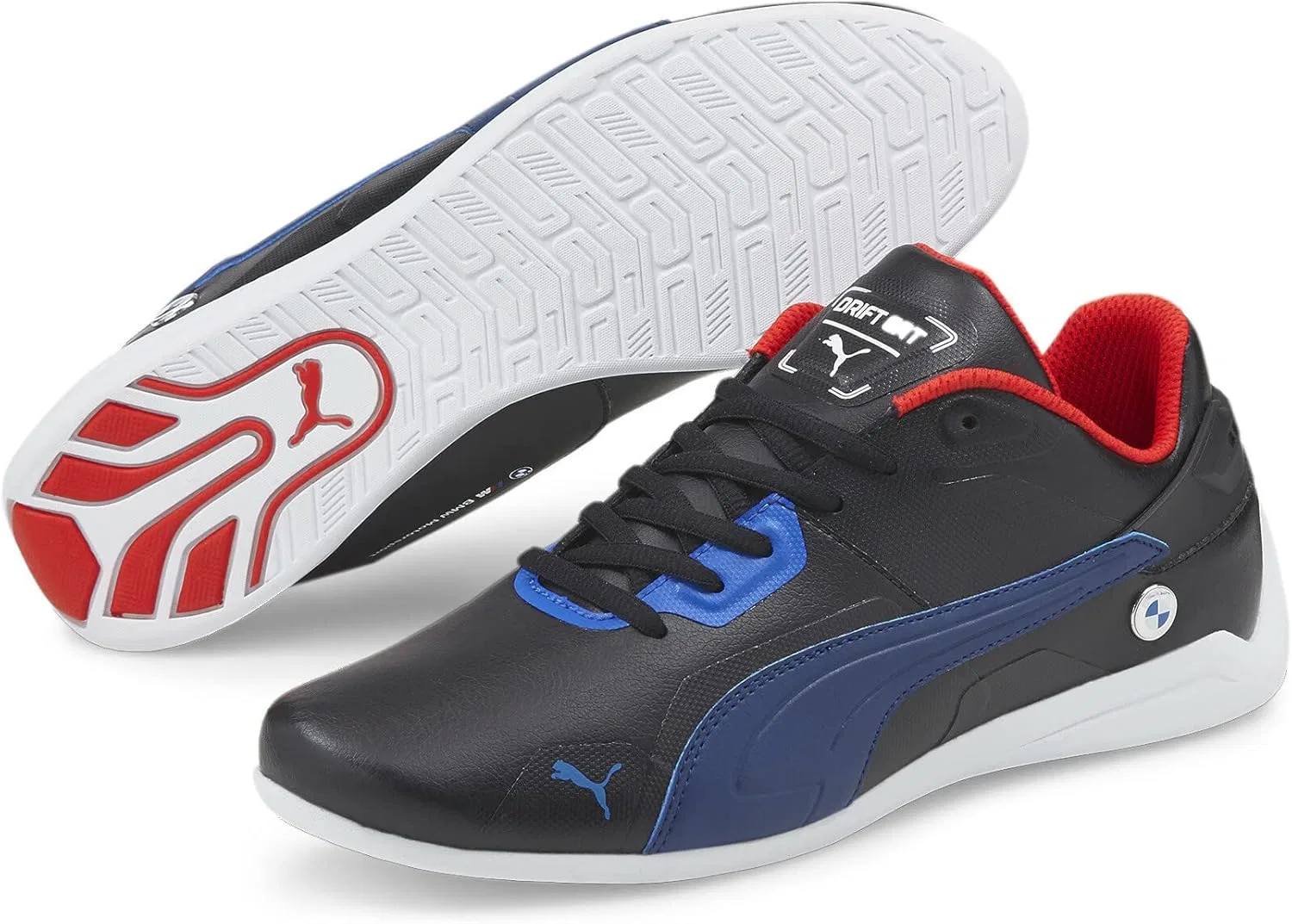 Ботинки Puma Unisex Adult Low Trainers BMW MMS Drift Cat Delta, Black — фото 2