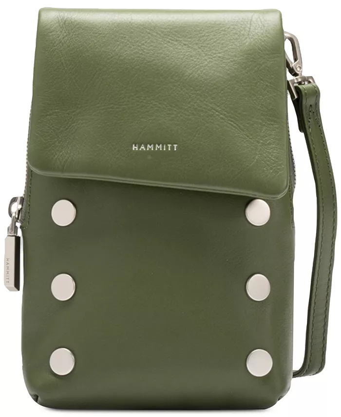 

VIP Mini Mobile Leather Crossbody (кожаная мини-сумка через плечо) Hammitt, зеленый