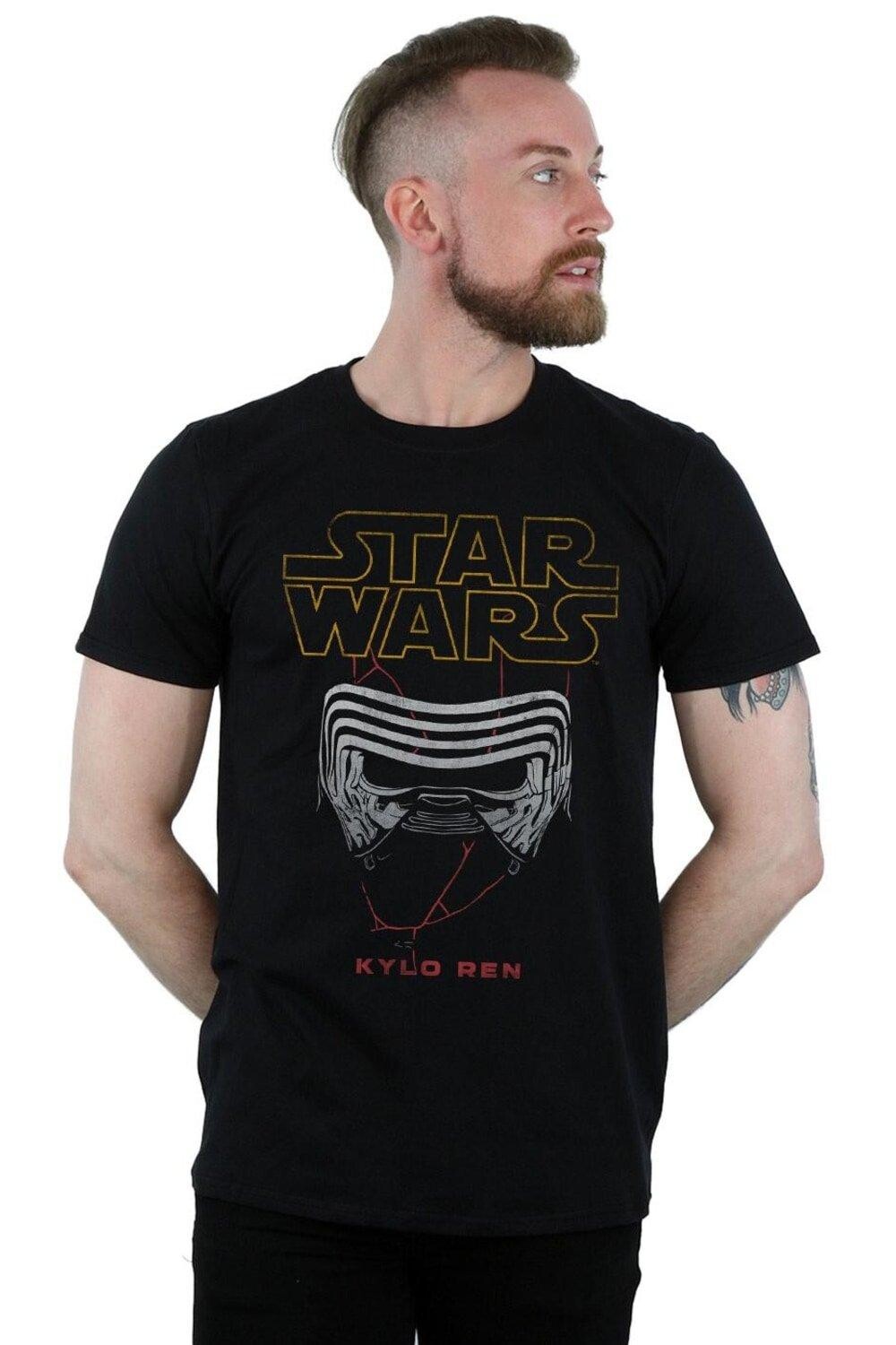 

Футболка со шлемом Кайло Star Wars, черный