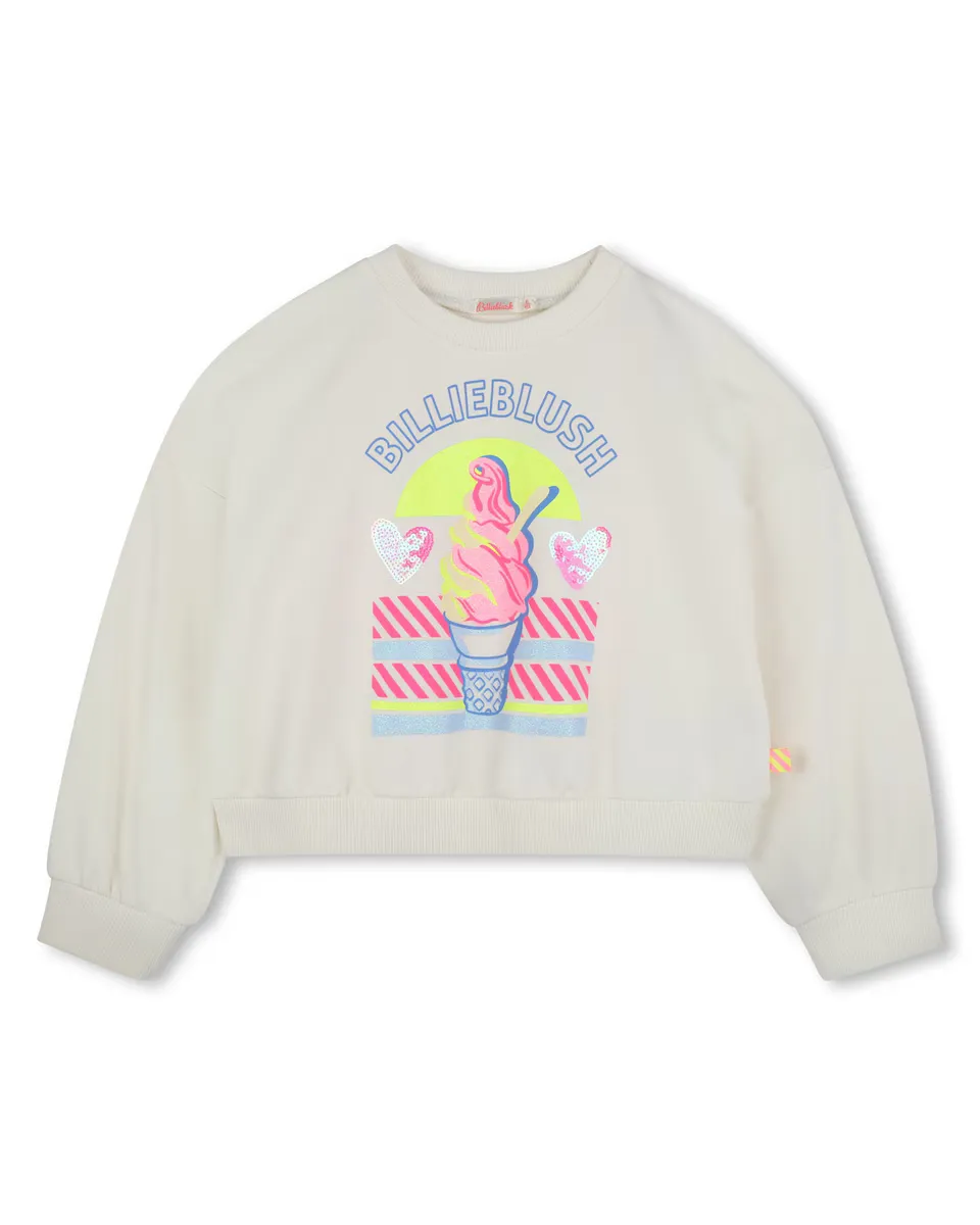 

Разноцветная хлопковая толстовка для девочки Billieblush, мультиколор