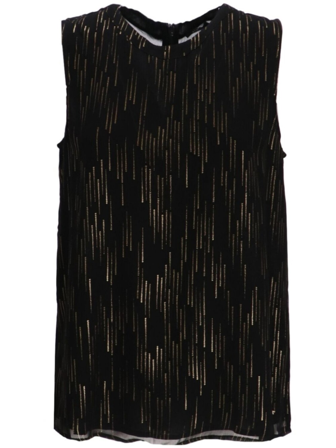 

Топ с эффектом металлик Armani Exchange, черный