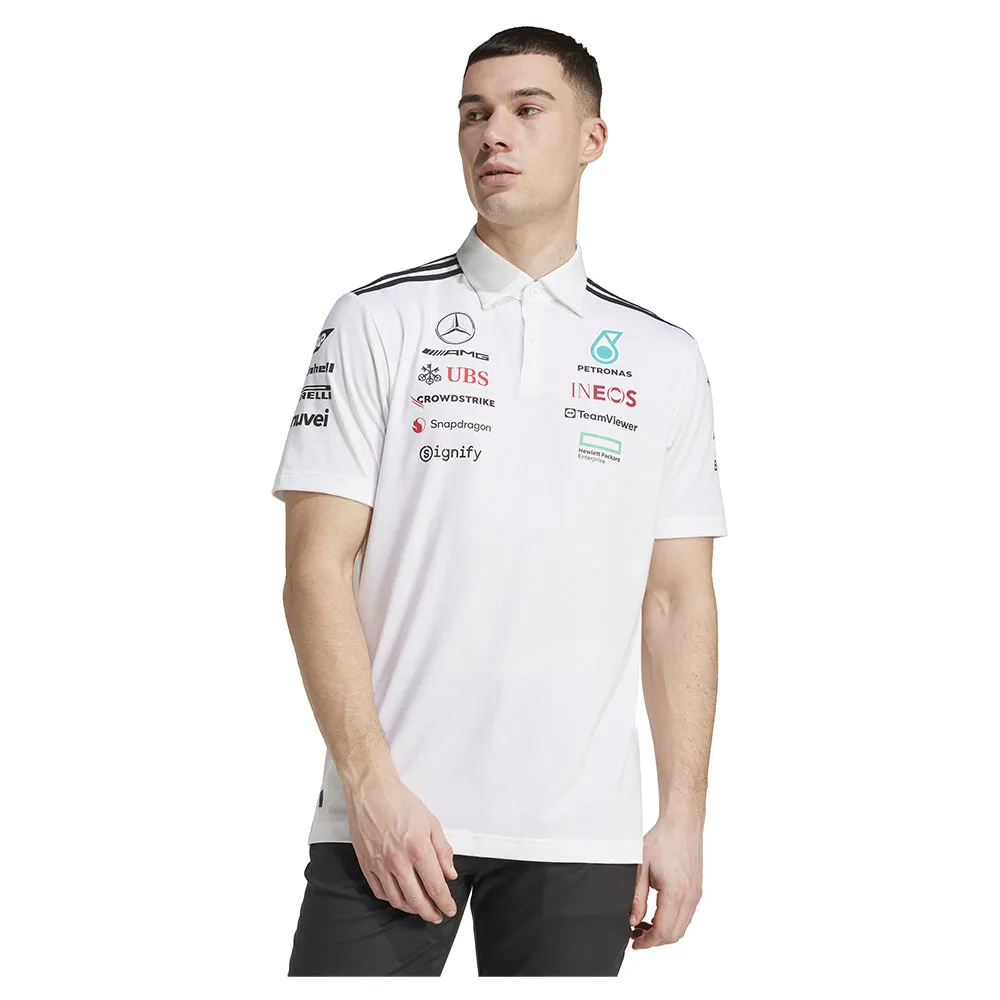 

Поло с коротким рукавом adidas Mercedes TM AMG Petronas F1 Team, белый