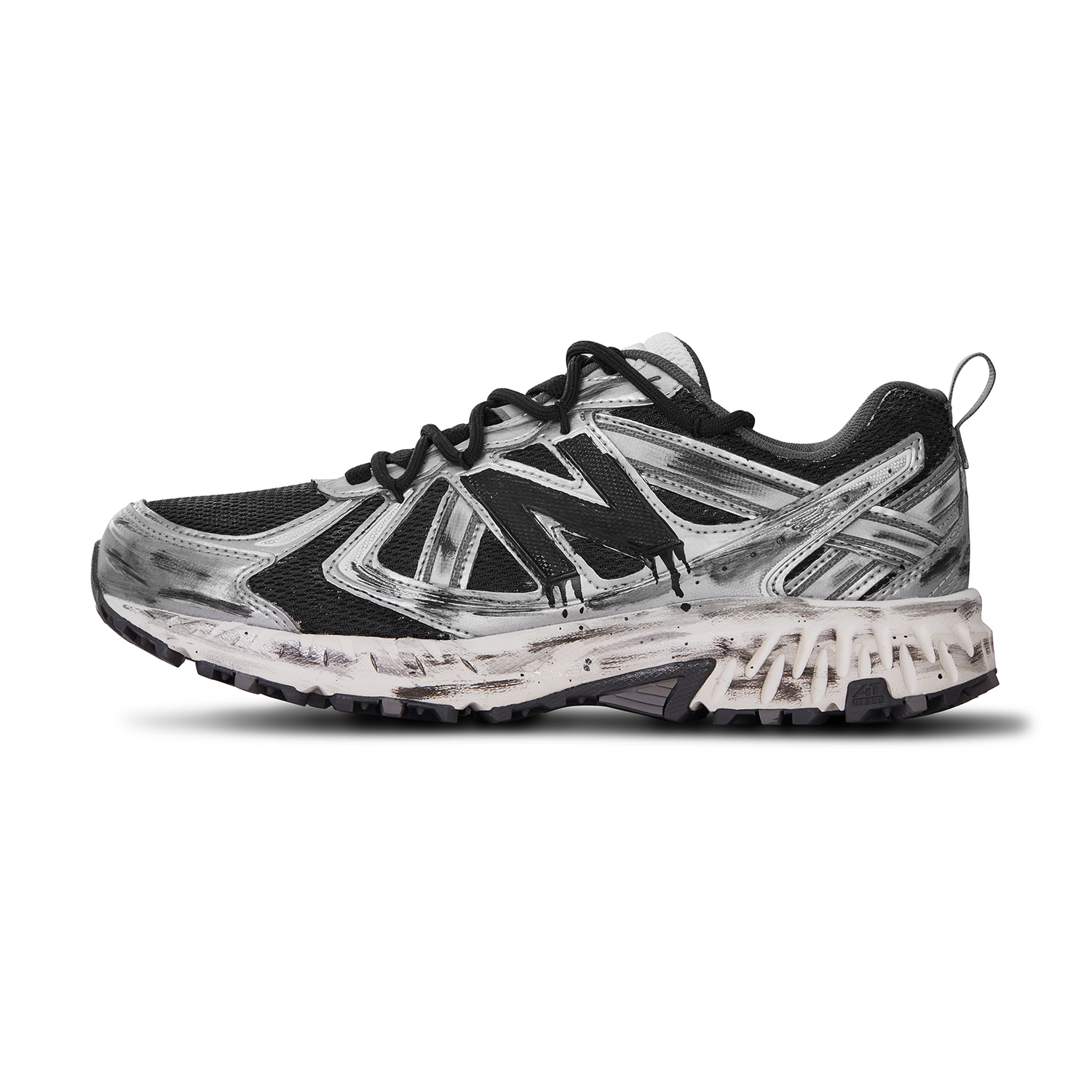 

Кроссовки для бега NB 410 V5 с амортизацией, устойчивые к истиранию и водонепроницаемые unisex New Balance, серебро