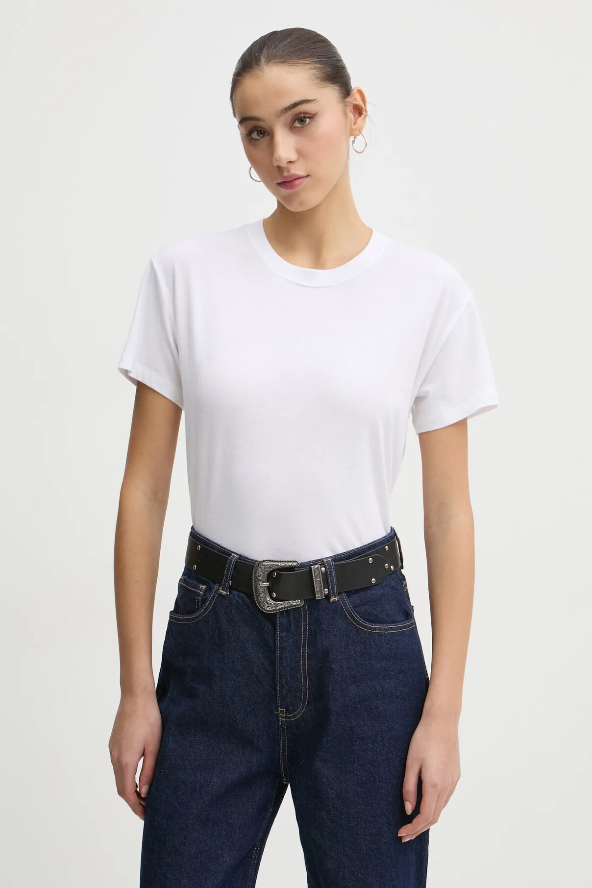 

Футболка из хлопка Hollister Co., белый