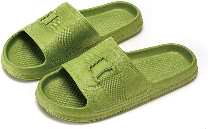 

Тапочки-слайды Cloud Pillow для женщин и мужчин, сандалии для душа и ванной, с открытым носком, мягкие, с амортизацией, толстые, нескользящие, массажные, для бассейна, спортзала, дома, для использования в помещении и на открытом воздухе Hsqma, з...