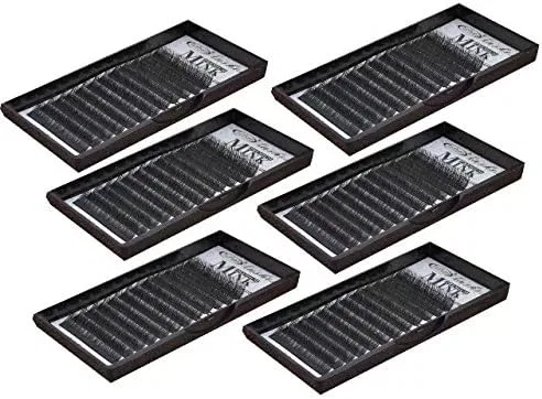 Ресницы накладные FUZHAN Premium mink 0.12 C 8-13 мм, 6 кассет по 12 рядов