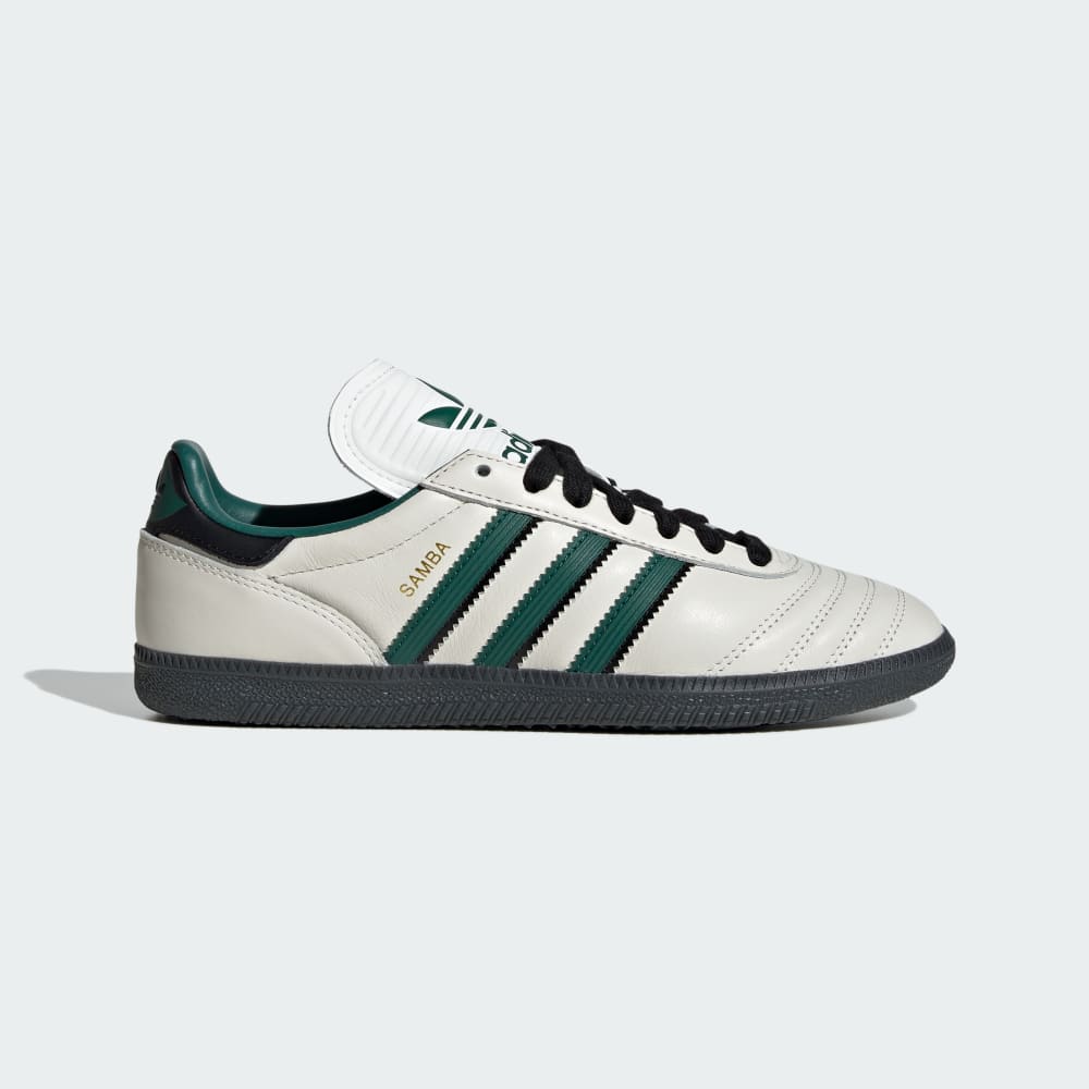 

Кроссовки Adidas Samba JP Shoes Kids, цвет Core White/Collegiate Green/Carbon