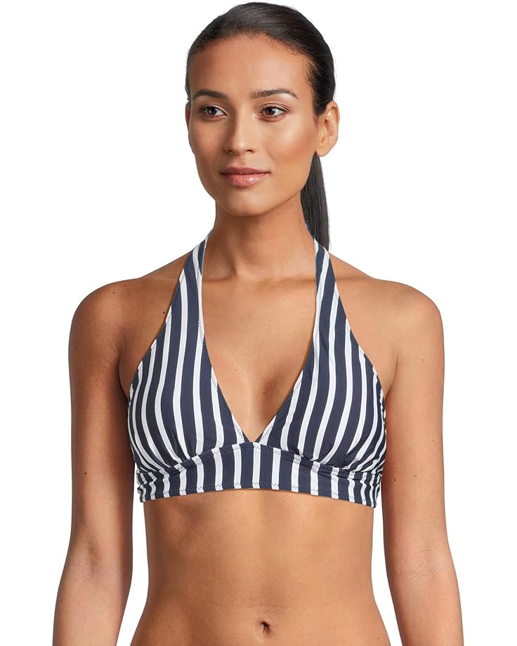 

Пляжный топ Tommy Bahama Coastline Stripe Rerversible Halter Top, цвет Mare Navy Rev