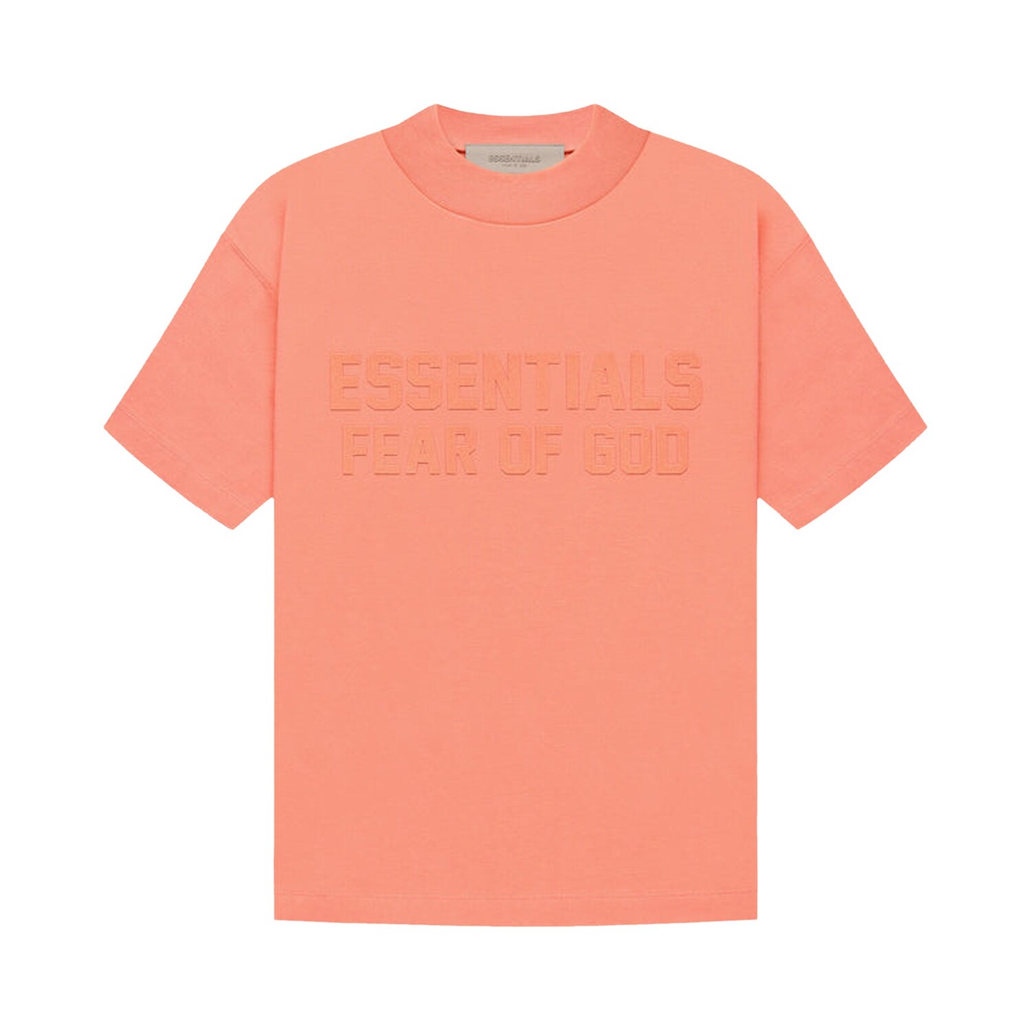

Футболка с короткими рукавами Fear of God Essentials, цвет Коралл