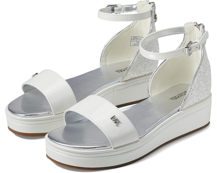 

Туфли MICHAEL Michael Kors Kids Richie Glitter, цвет White Silver