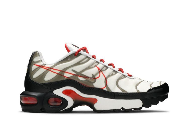 Кроссовки Nike Air Max Plus GS 'Script Swoosh', белый — фото 2