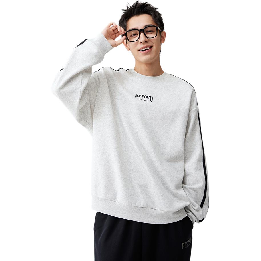 

361° Свитшот мужской Original Heather Gray с круглым вырезом утолщенный Regular