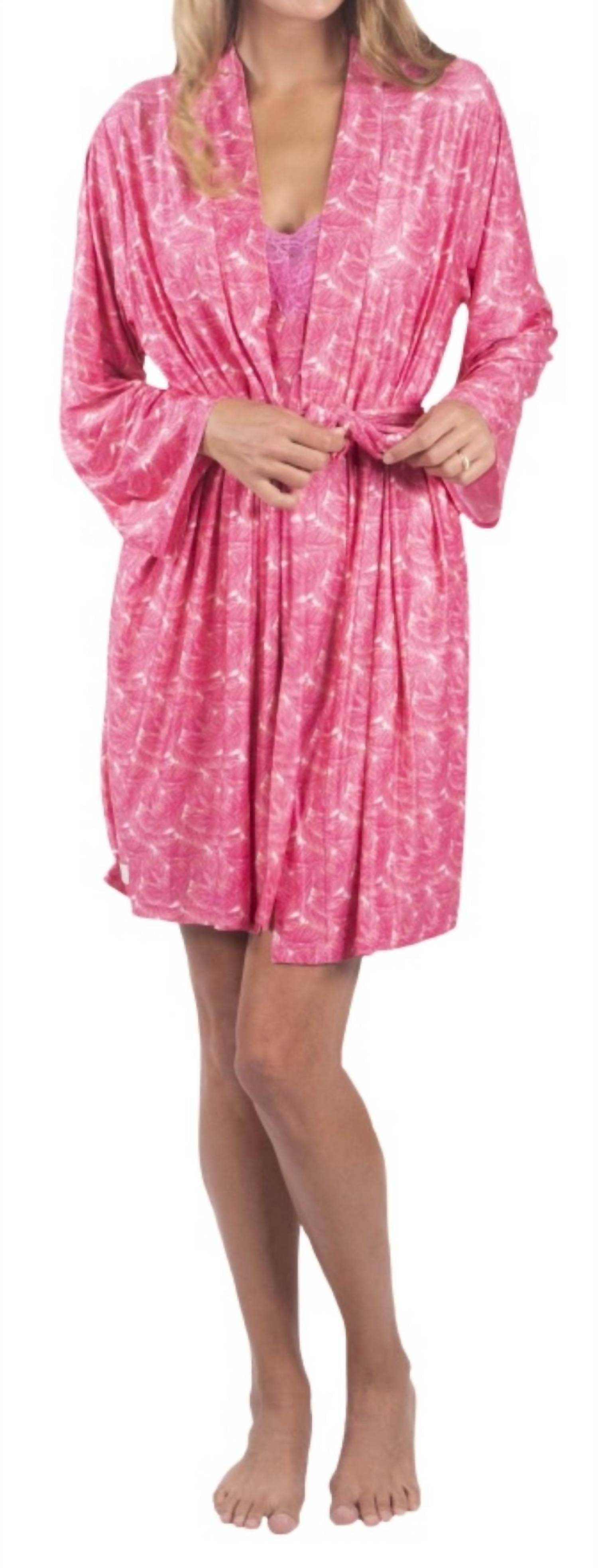 

Комплект халатов в цвете Palm Pink Simply Southern