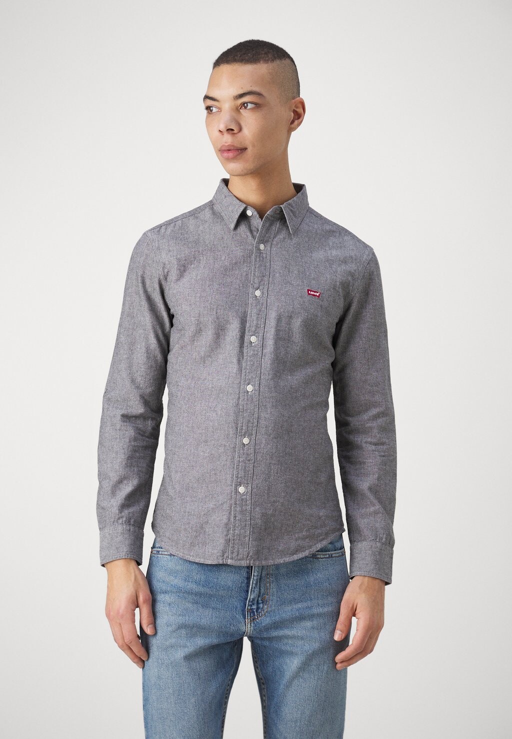 Рубашка Battery Shirt Levi's, цвет black agate — фото 3