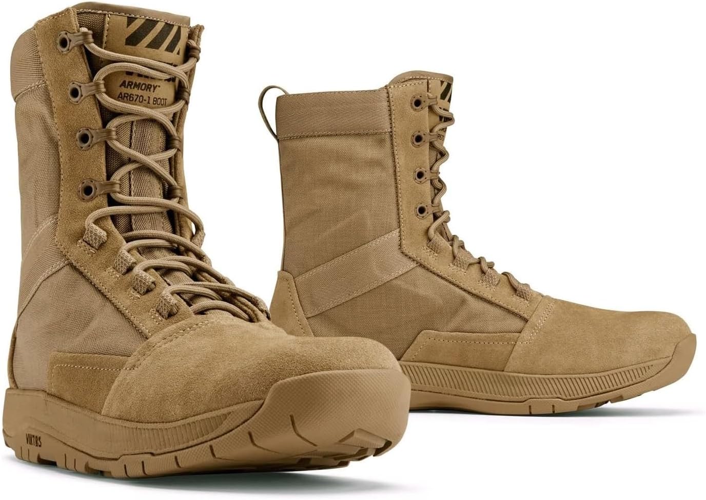 

Мужские тактические ботинки VIKTOS Armory AR670, легкие, прочные, водоотталкивающие, с высокой сцепляемостью и противоскользящей подошвой, 6 Dark Coyote