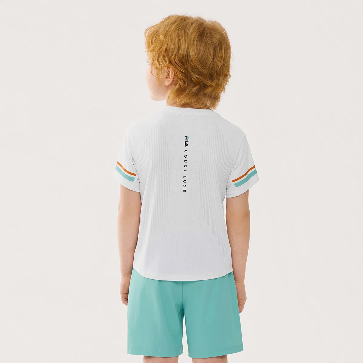 Футболка PERFORMANCE FPH с коротким рукавом Jade White, детская FILA KIDS — фото 4