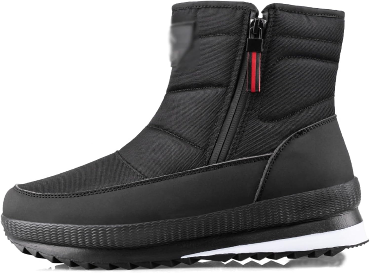 

Женские зимние ботинки, противоскользящая, стойкая к износу подошва, легкие, с утепленной меховой подкладкой, черный Dhaey