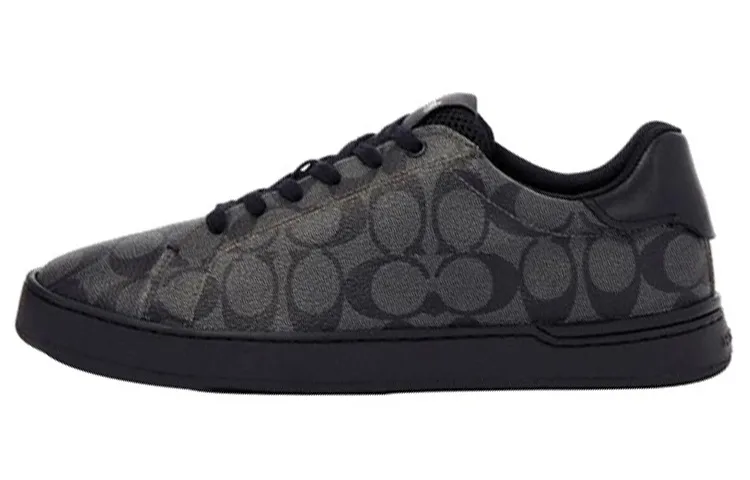 COACH Кроссовки для скейтбординга Canvas Low top мужские черные