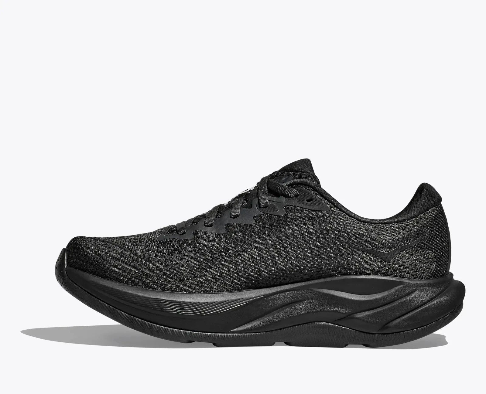 Кроссовки Hoka One One Rincon 4 1155130-BBLC, мужские, черные, со шнуровкой, для бега по шоссе Hoka, черный — фото 4