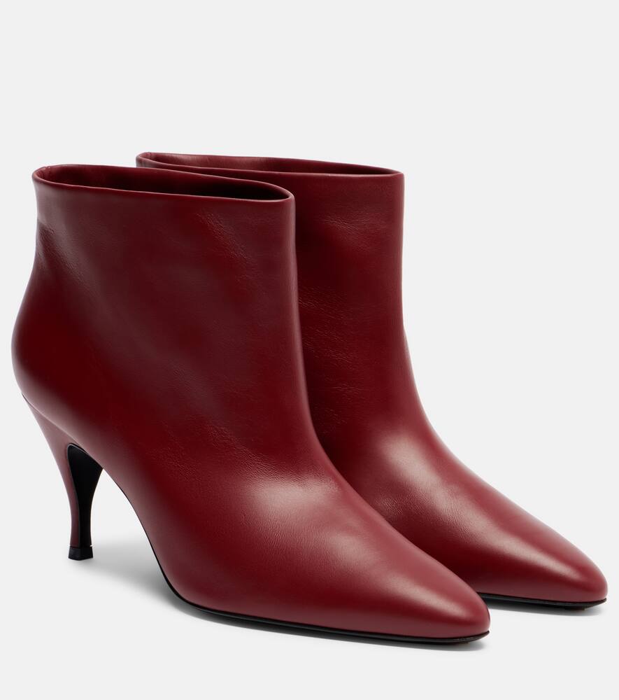 Ботинки Silhouette 80 из кожи до щиколотки Herbert Levine, Burgundy