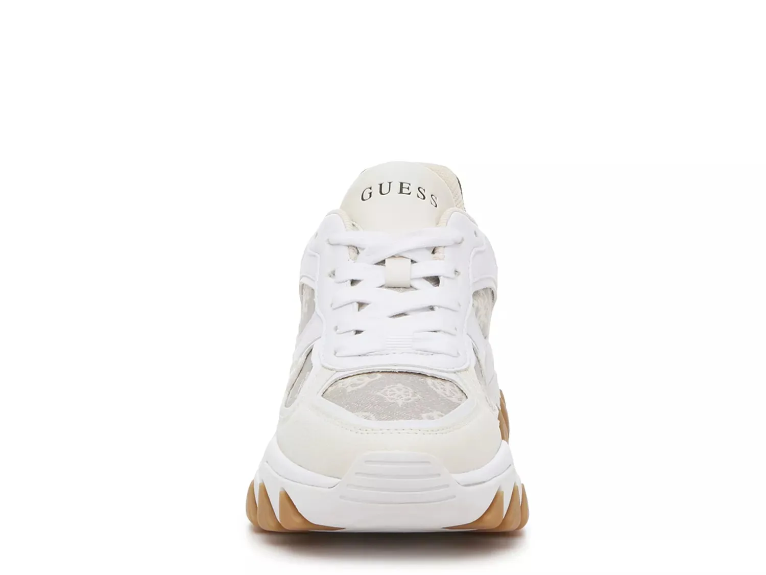 Кроссовки Guess Norina — женские, белые/серо-коричневые — фото 2