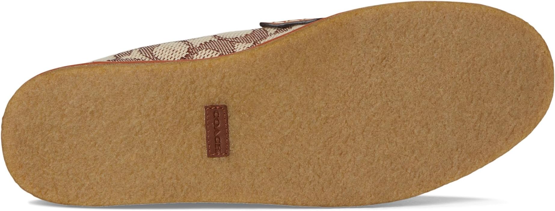 Балетки COACH Forest Signature Textile Jacquard Slipper, цвет Cocoa/Burnished Amber — фото 3