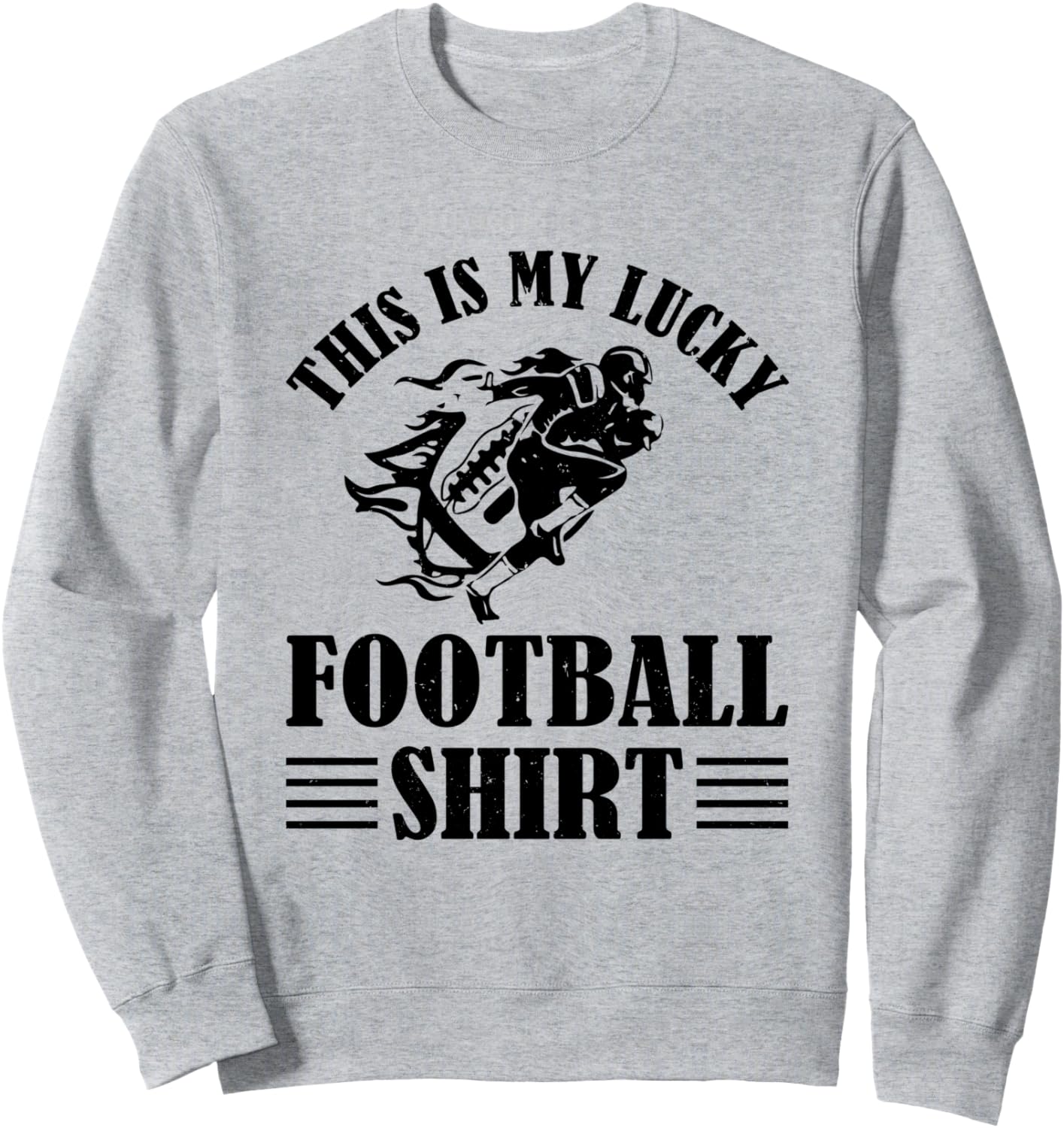 

Это моя счастливая футбольная толстовка, футбольная толстовка American Football Player, серый
