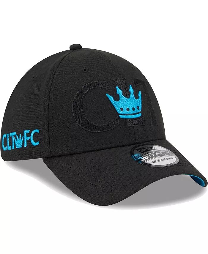 

Мужская черная бейсболка Charlotte FC Kick Off 39THIRTY Flex New Era