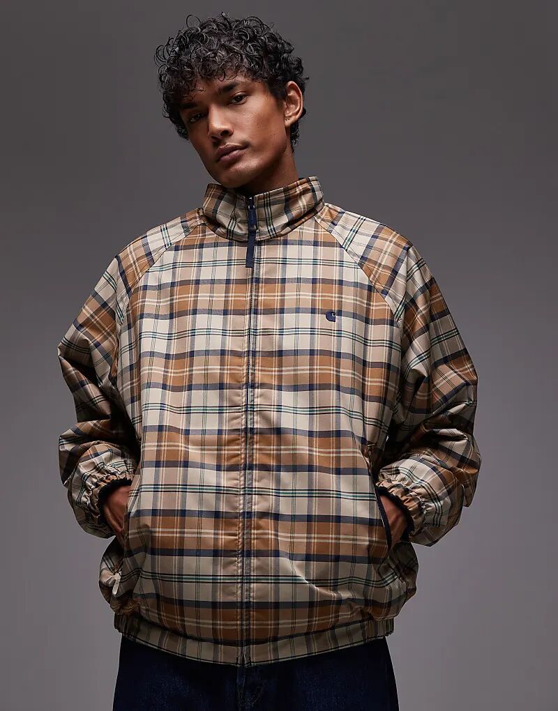 

Двусторонняя куртка Carhartt WIP в клетку кремового цвета