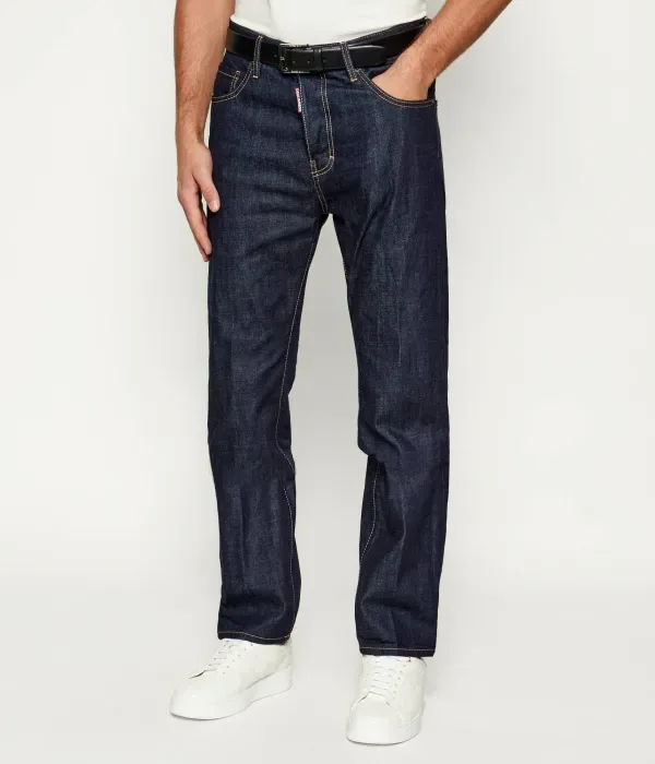 Джинсы 642 regular fit Dsquared2, темно-синий