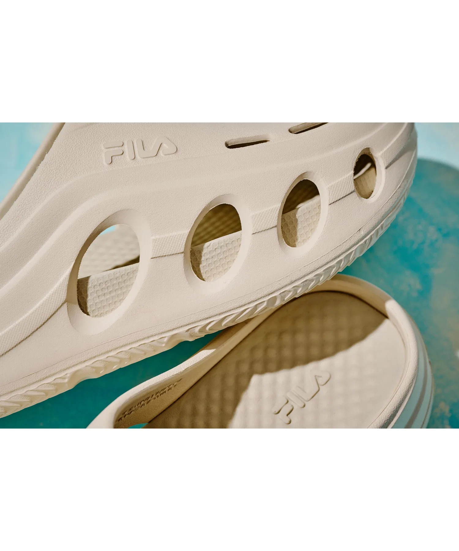 Унисекс сабо FILA BUBBLE FOAM CLOG серые — фото 2