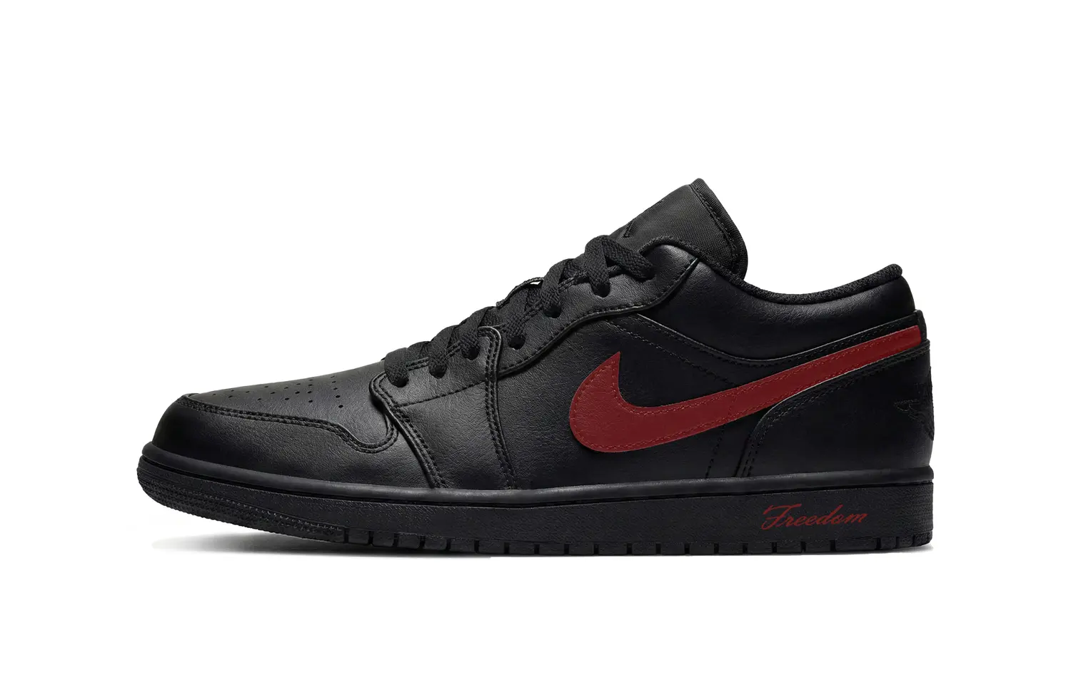 

Jordan Air 1 Black Warrior с амортизацией, износостойкие низкие винтажные баскетбольные кроссовки для мужчин, черные красные