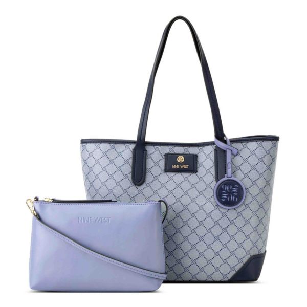 

Сумка-шоппер Piera 2-в-1 Nine West, цвет chambray logo