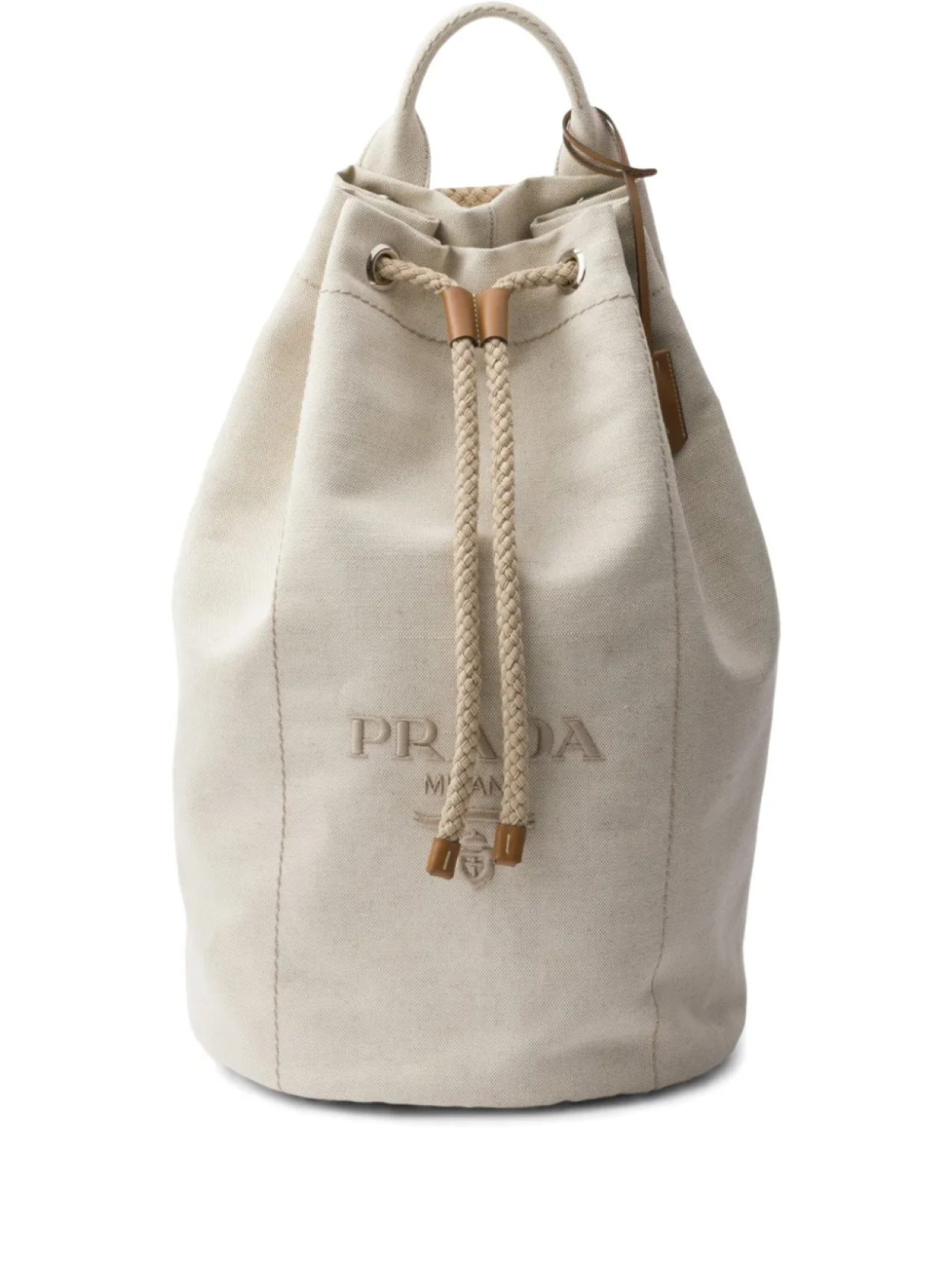 

Prada рюкзак с логотипом, нейтральный