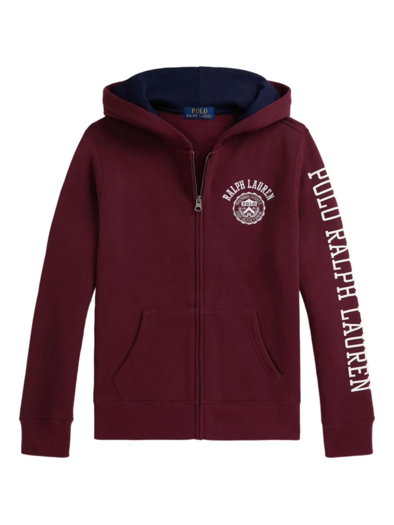 

Толстовка с капюшоном и молнией POLO RALPH LAUREN KIDS, красный