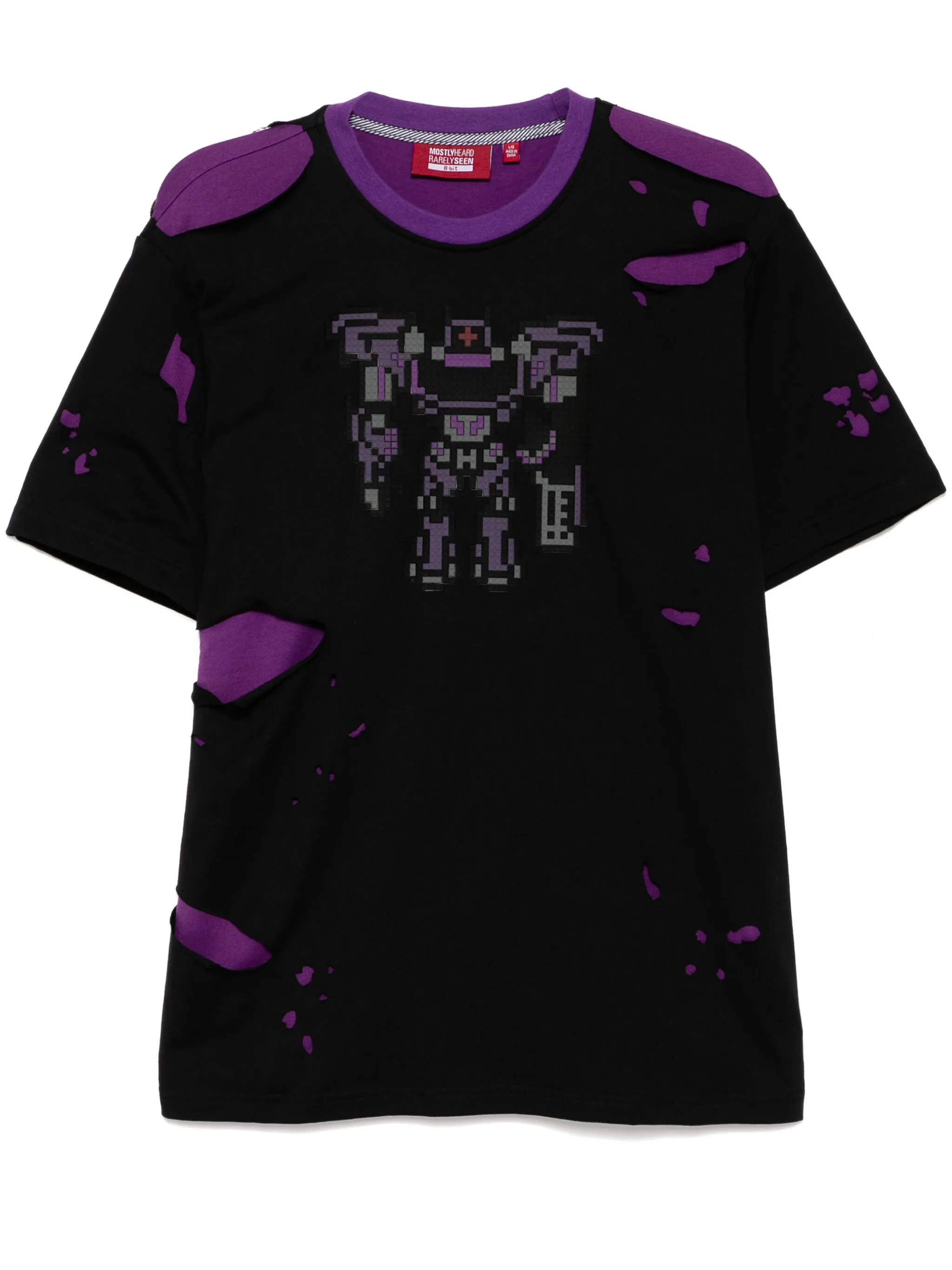 

Футболка Shocker Mostly Heard Rarely Seen 8-Bit, черный