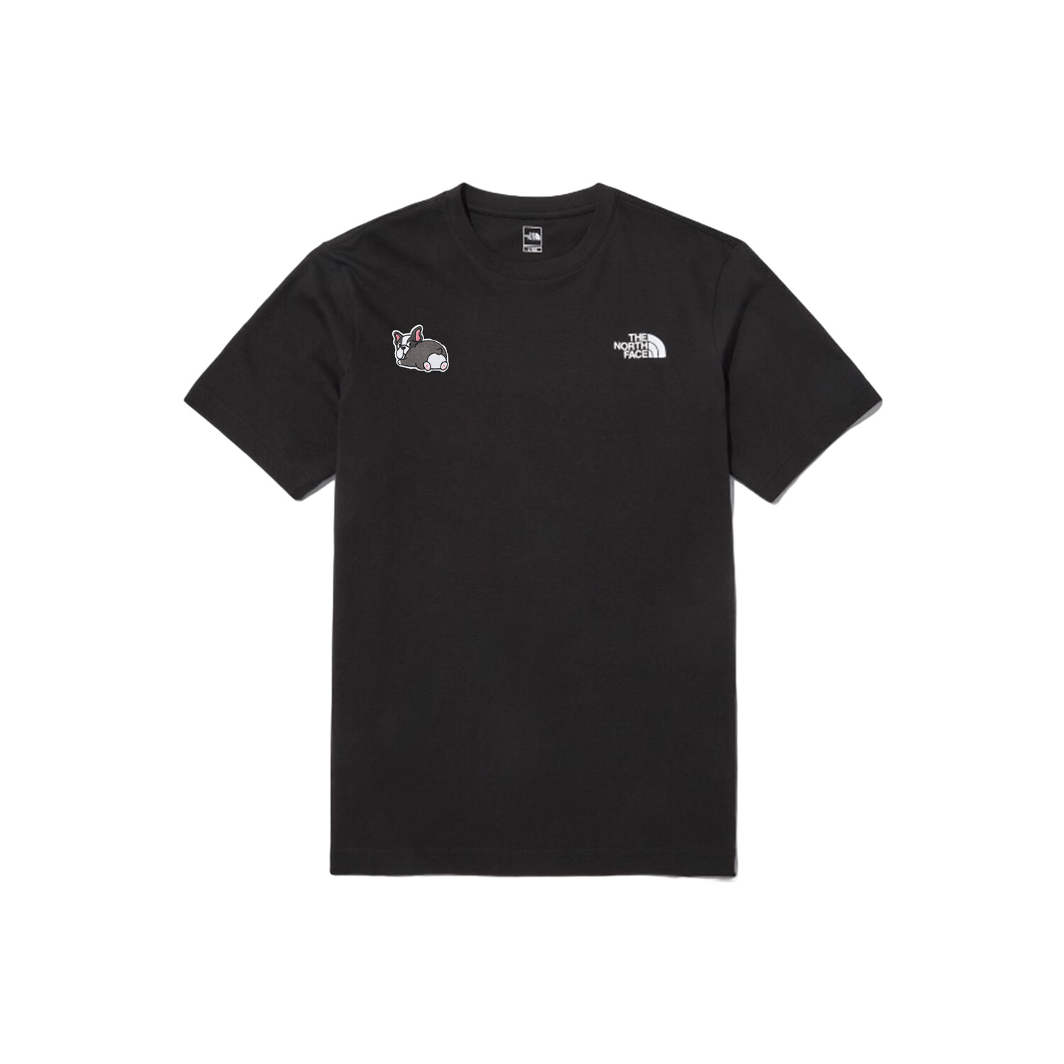 

Футболка унисекс черная The North Face, черный