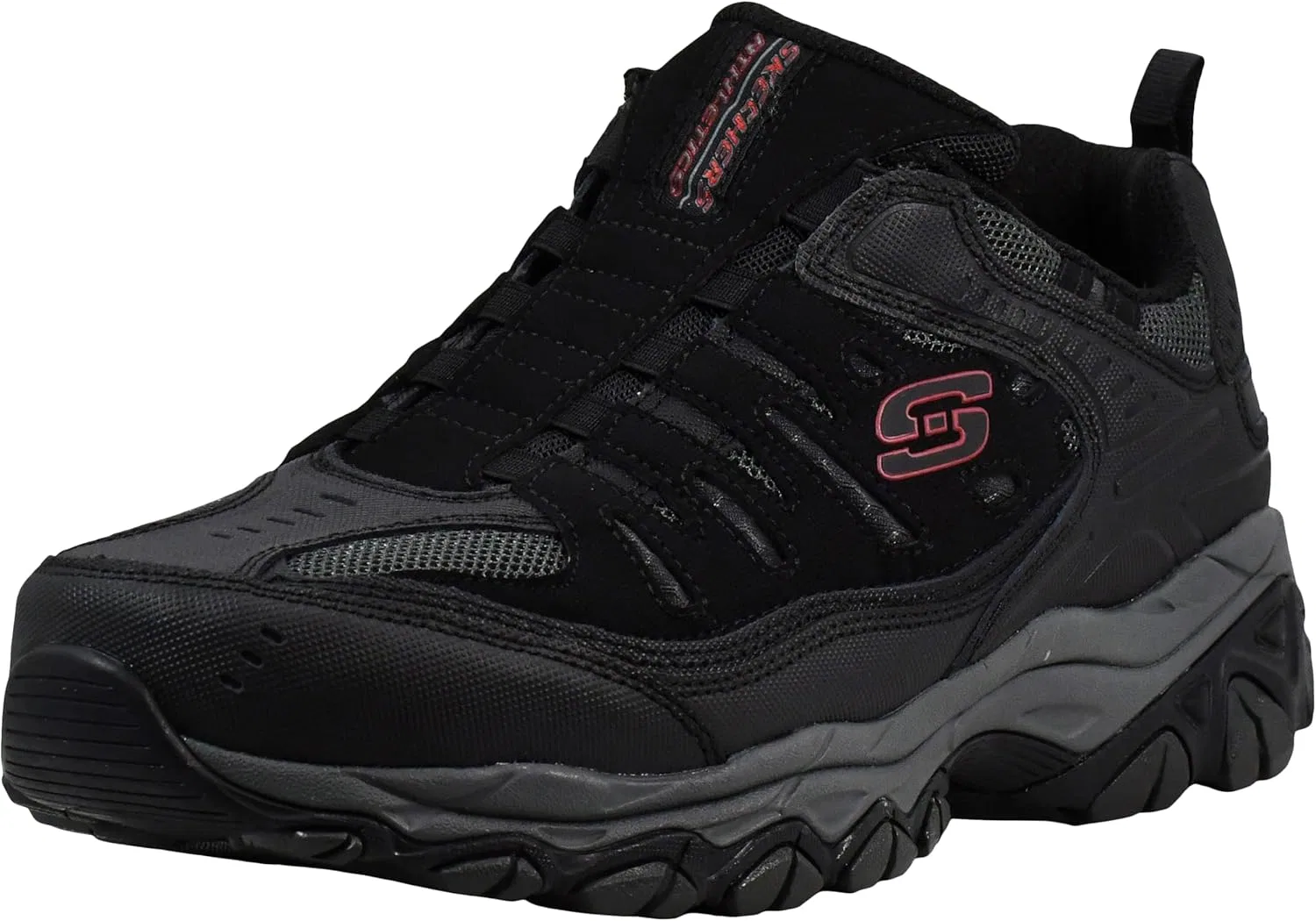 Мужские лоферы Skechers Afterburn, размер M, 2-Black Dark Grey
