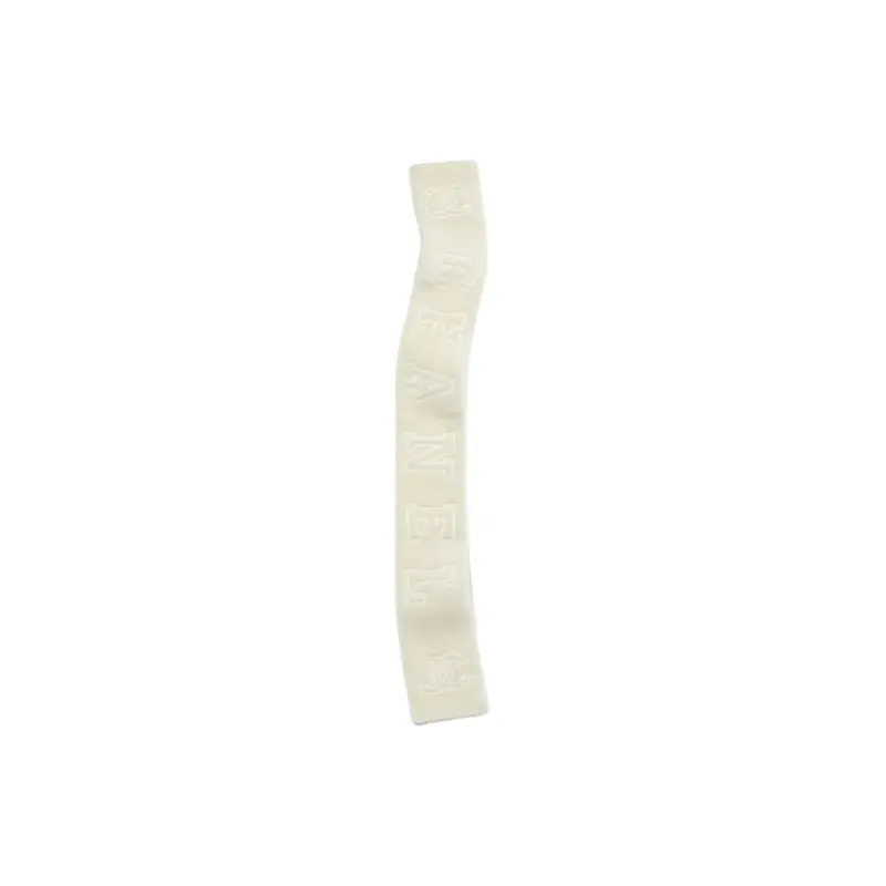 

CHANEL Вязаный шарф из овчины унисекс бежевый, Beige