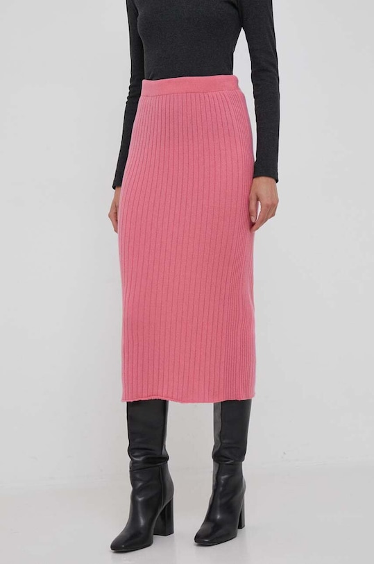 

Шерстяная юбка United Colors Of Benetton, розовый