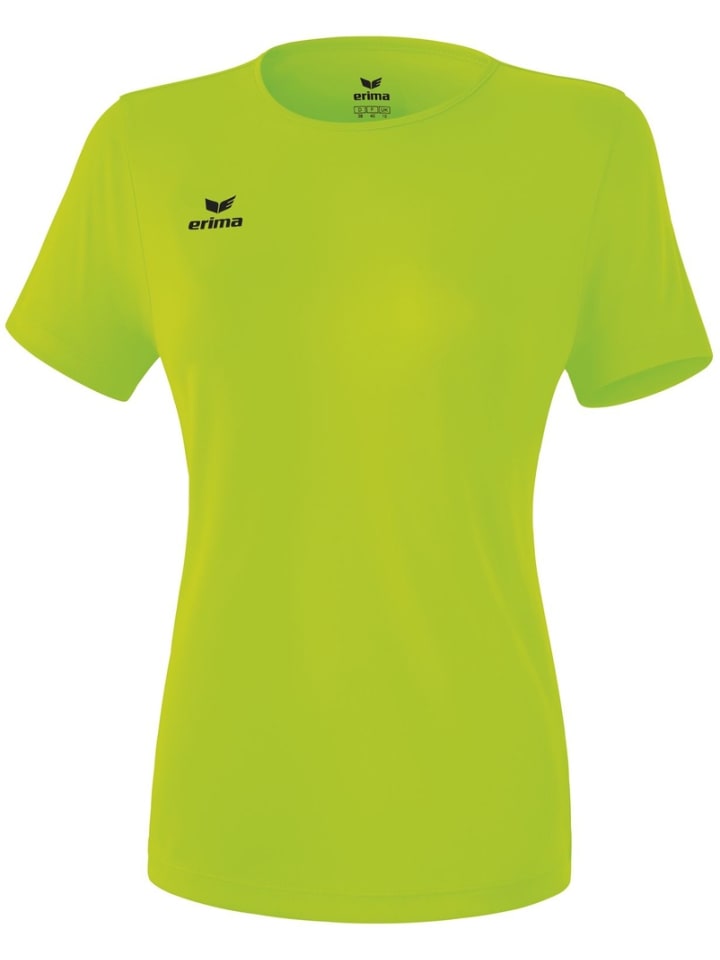 

Футболка спортивная Функциональная футболка для командных видов спорта зеленого цвета erima